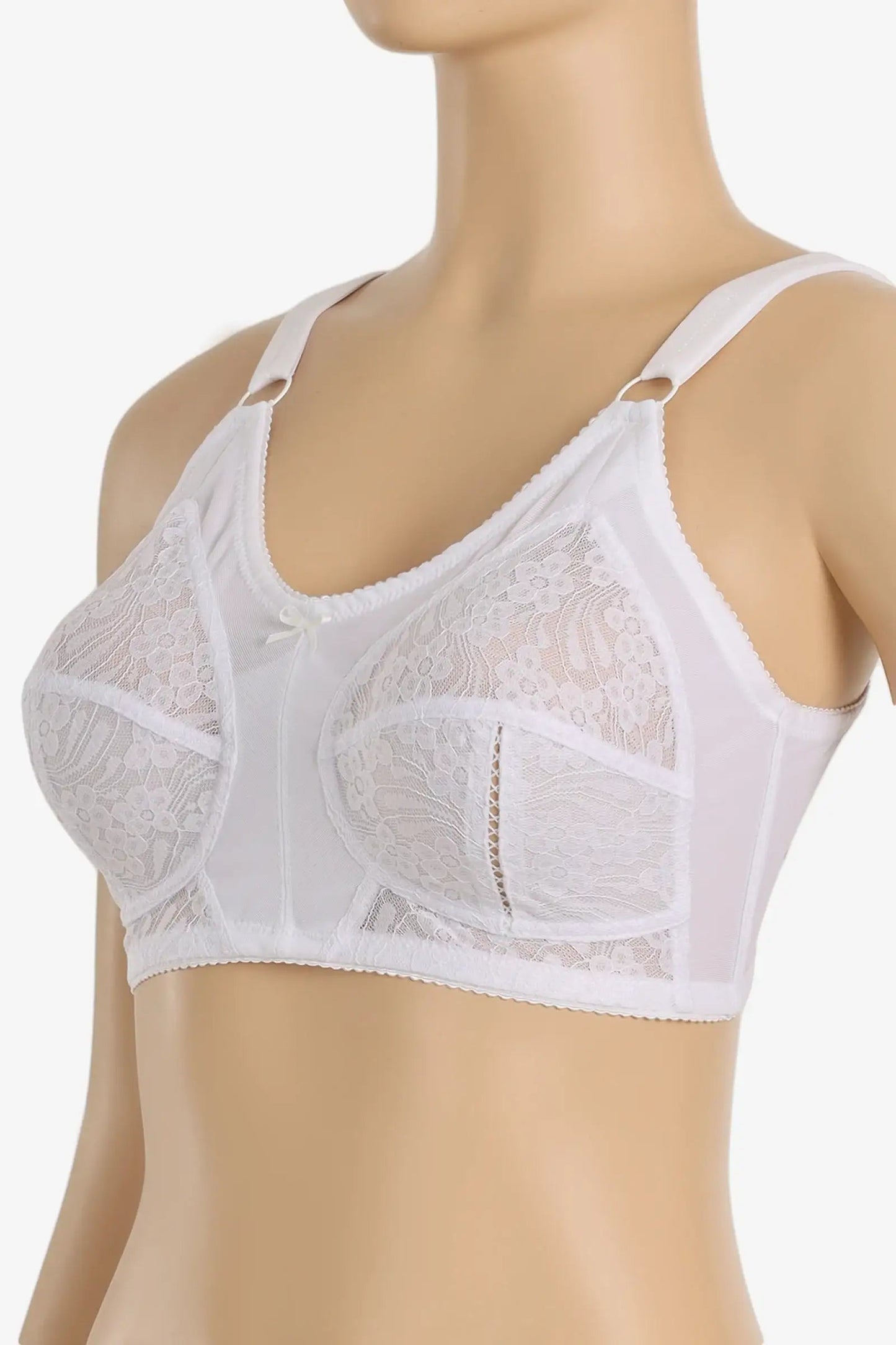 Minimizer Bra with Lace