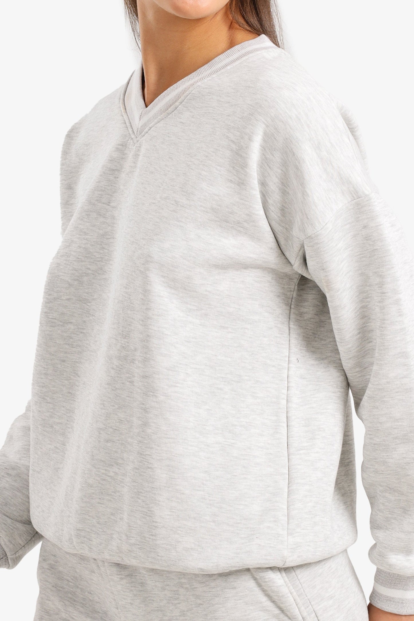 V-Neck Lounge Sweatshirt