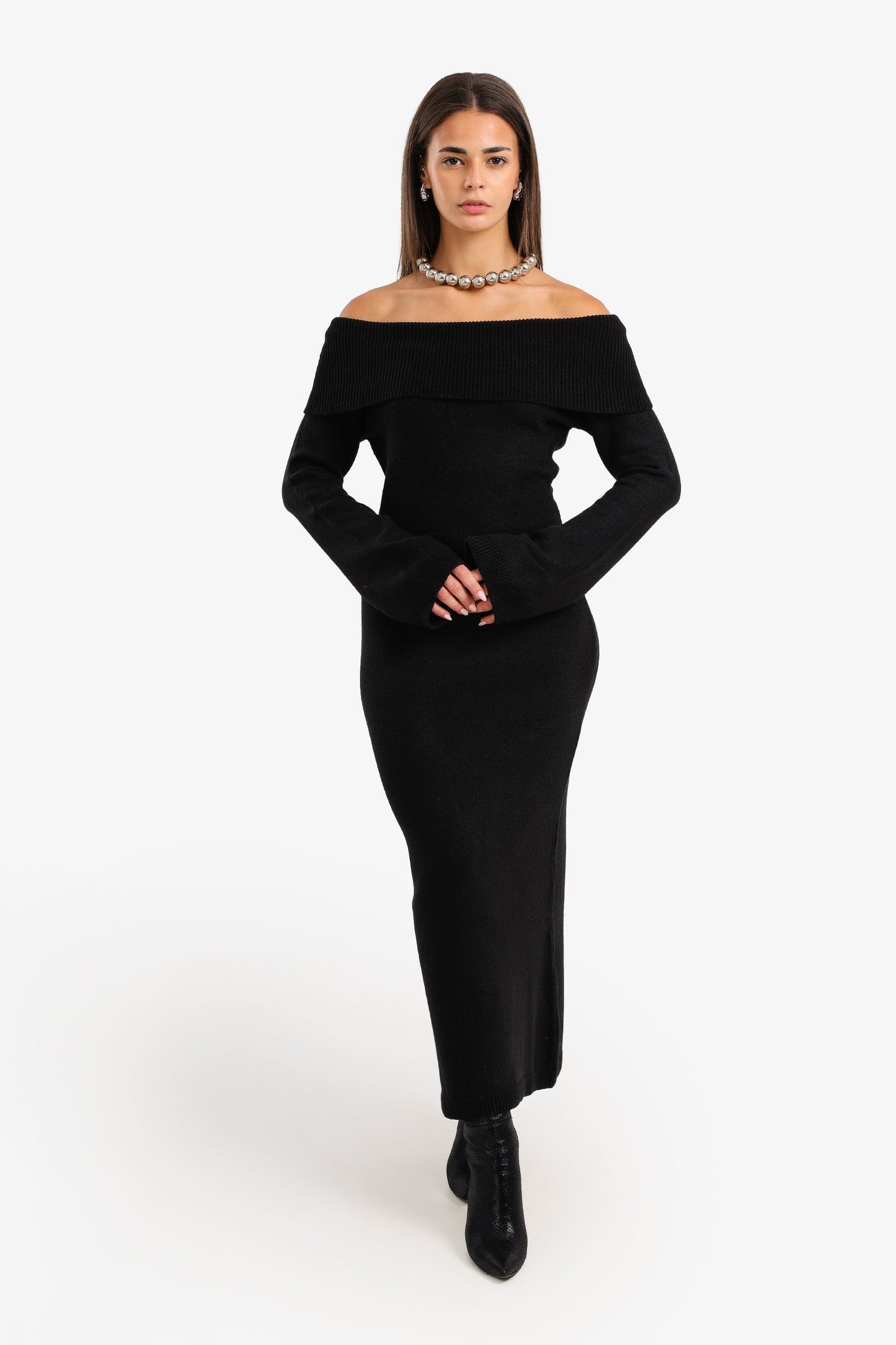 Off Shoulder Maxi Dress