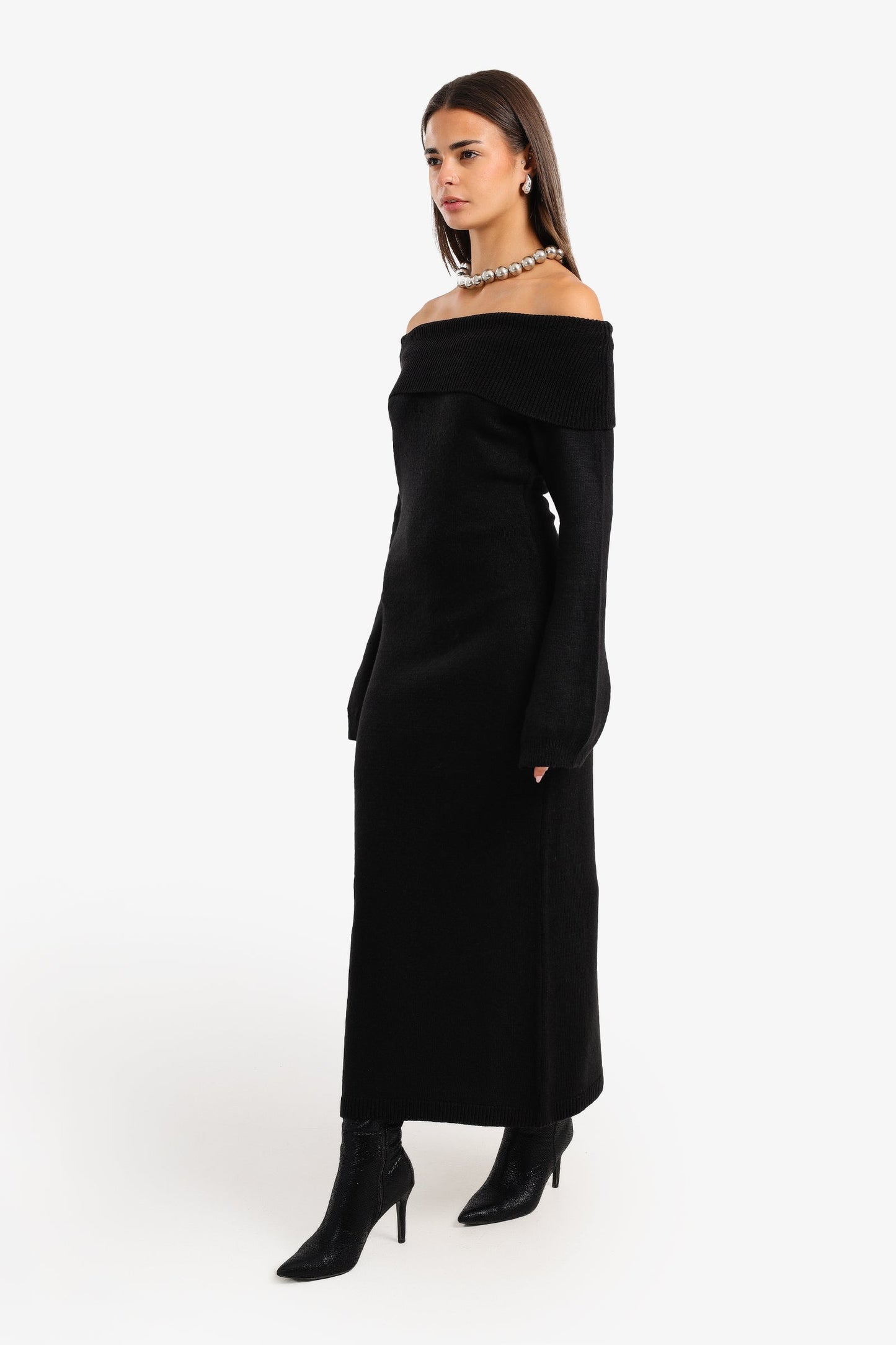 Off Shoulder Maxi Dress