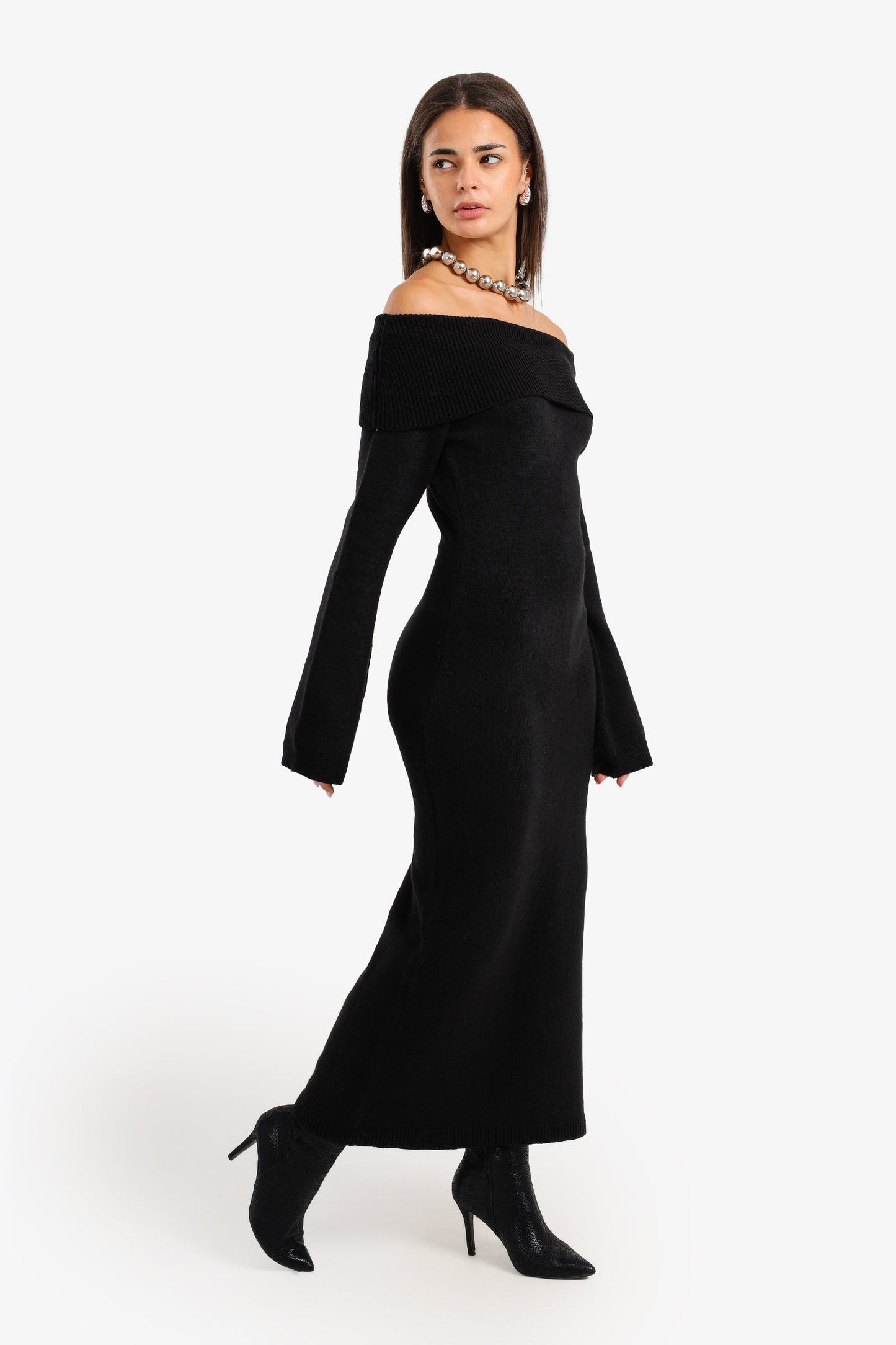 Off Shoulder Maxi Dress