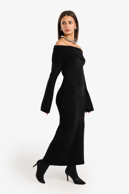 Off Shoulder Maxi Dress