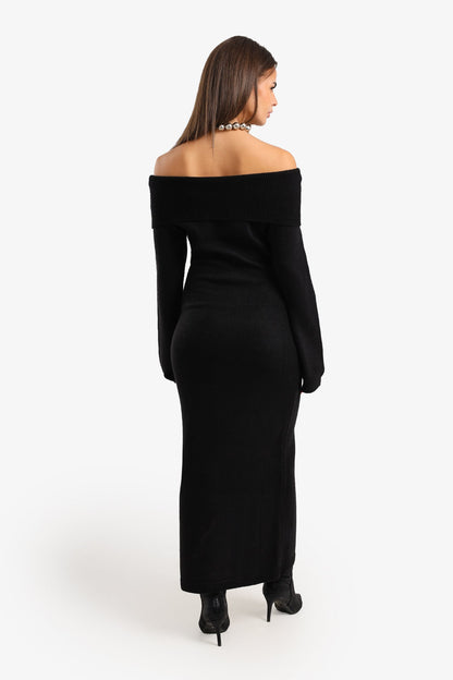 Off Shoulder Maxi Dress