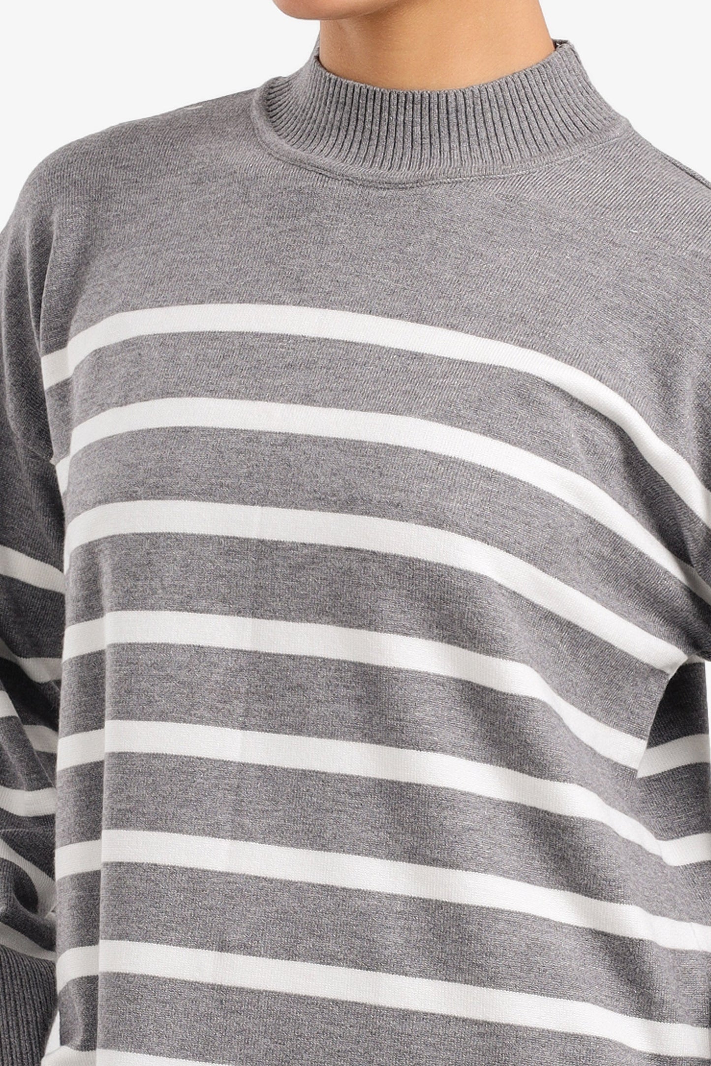 Striped Knit Pullover