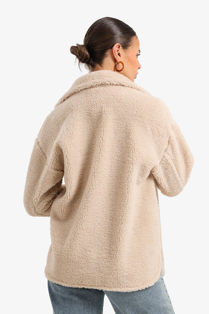 Notch Collar Relaxed Jacket