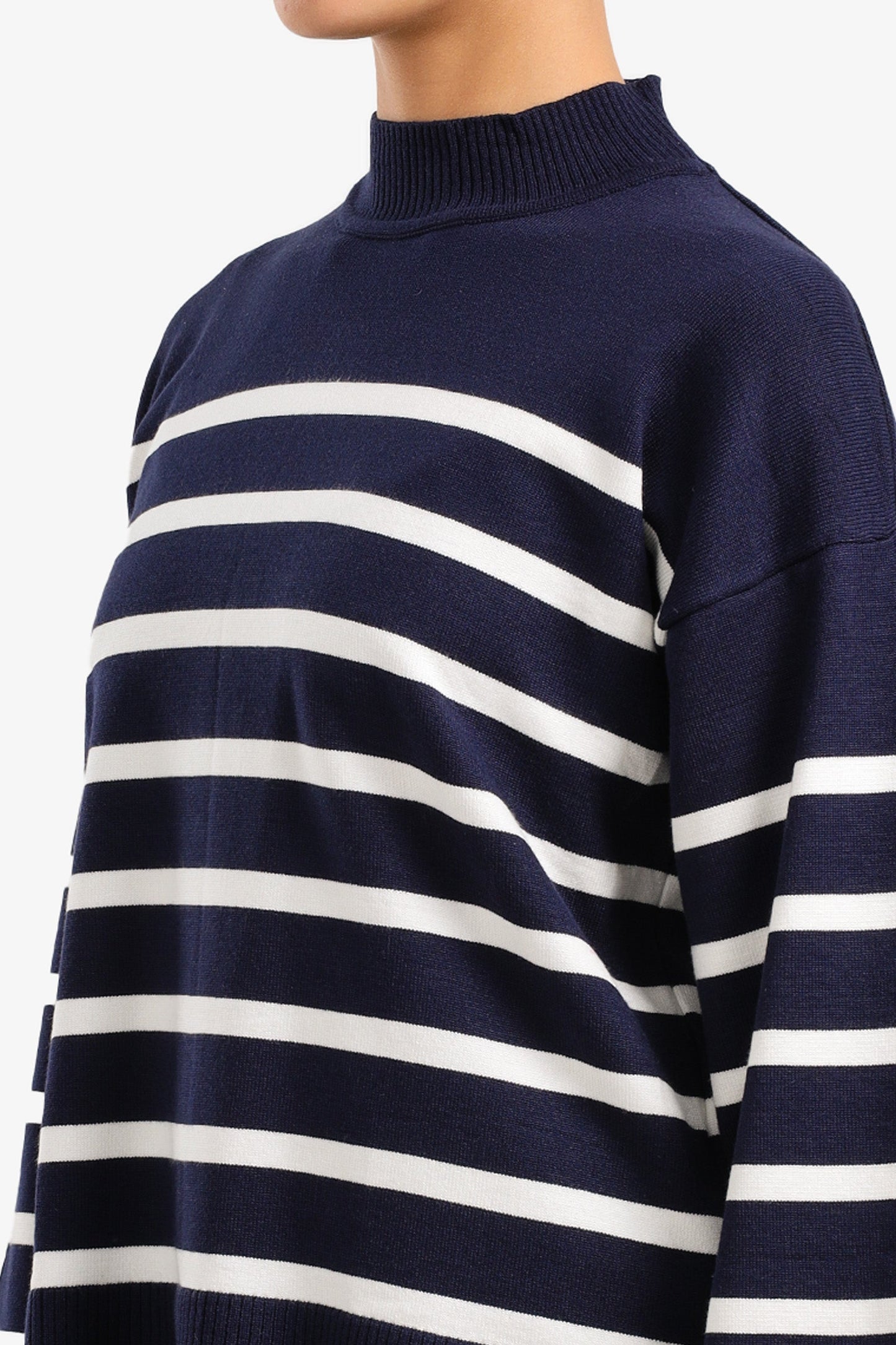 Striped Knit Pullover