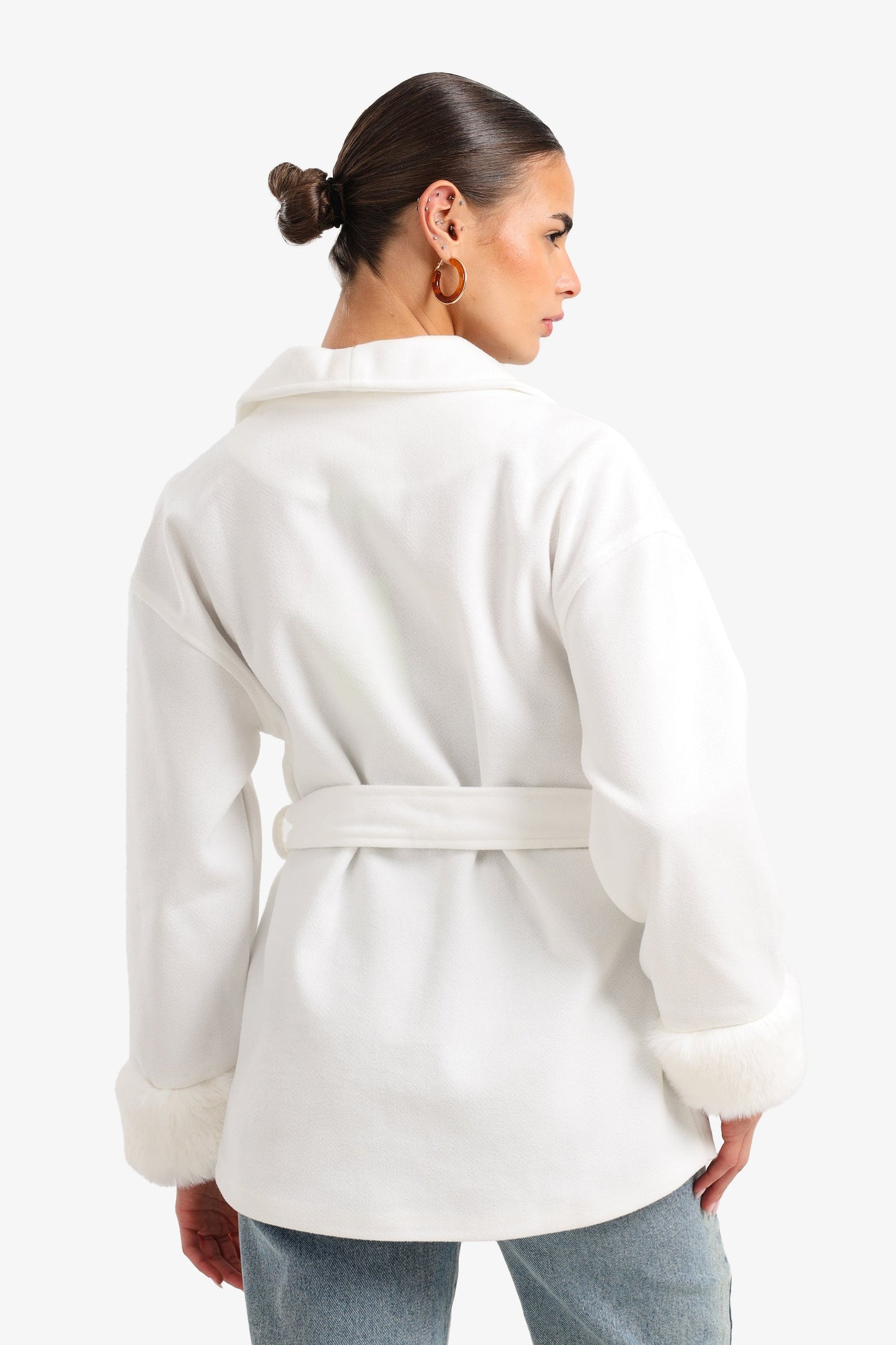 Shawl Collar Wrap Jacket