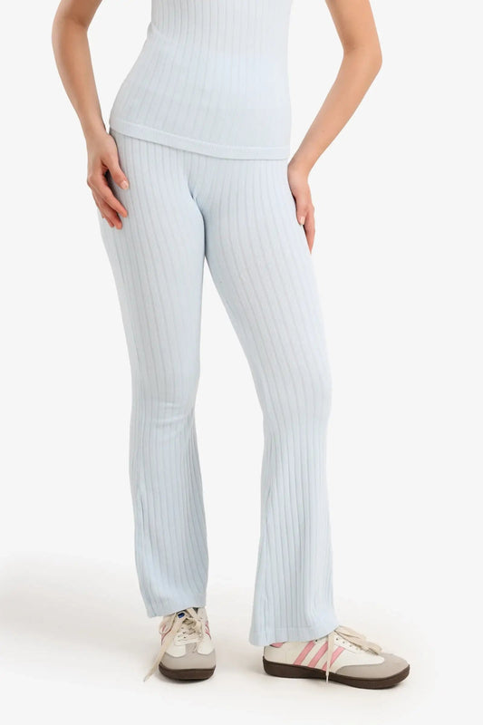 Ribbed Flare Leggings
