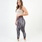 ATUM| Marble Printed Women's Leggings - Gray