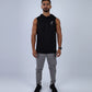 Black Sleeveless Breathable Hoodie