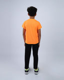 Orange Speed Training Sports T-Shirt for Teen Boys