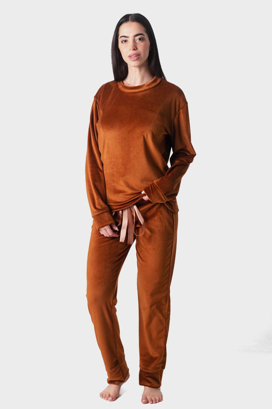 Shechick Plain Relaxed Fit Pajama Set