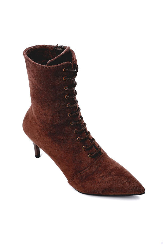 Mr.Joe Elegant Pointed Toecap Heeled Boots