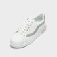 Shoeroom Leather Sneakers with Glitter Side