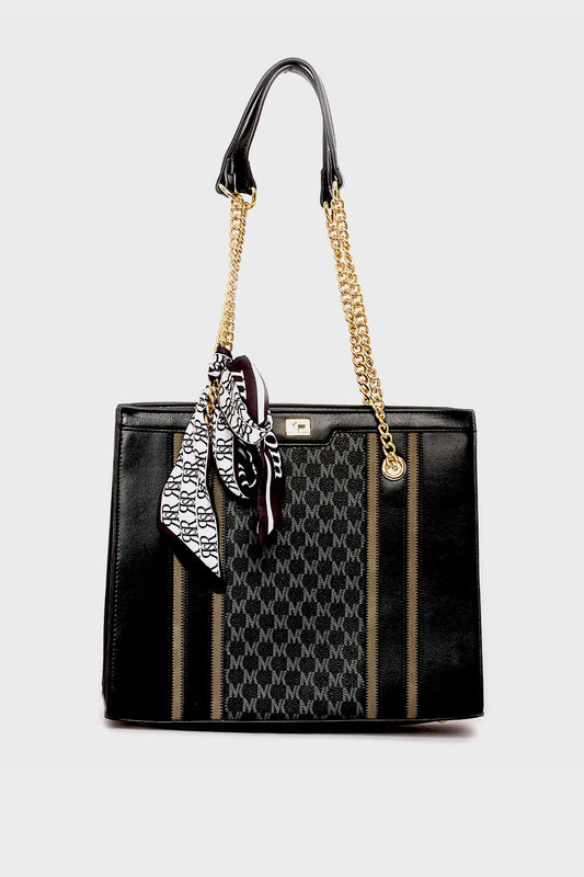 شنطة كتف بسكارف زينة