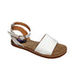 Xo Style Flocked Leather Sandal