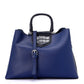 Mr.Joe Solid Leather Handbag with Extra Strap