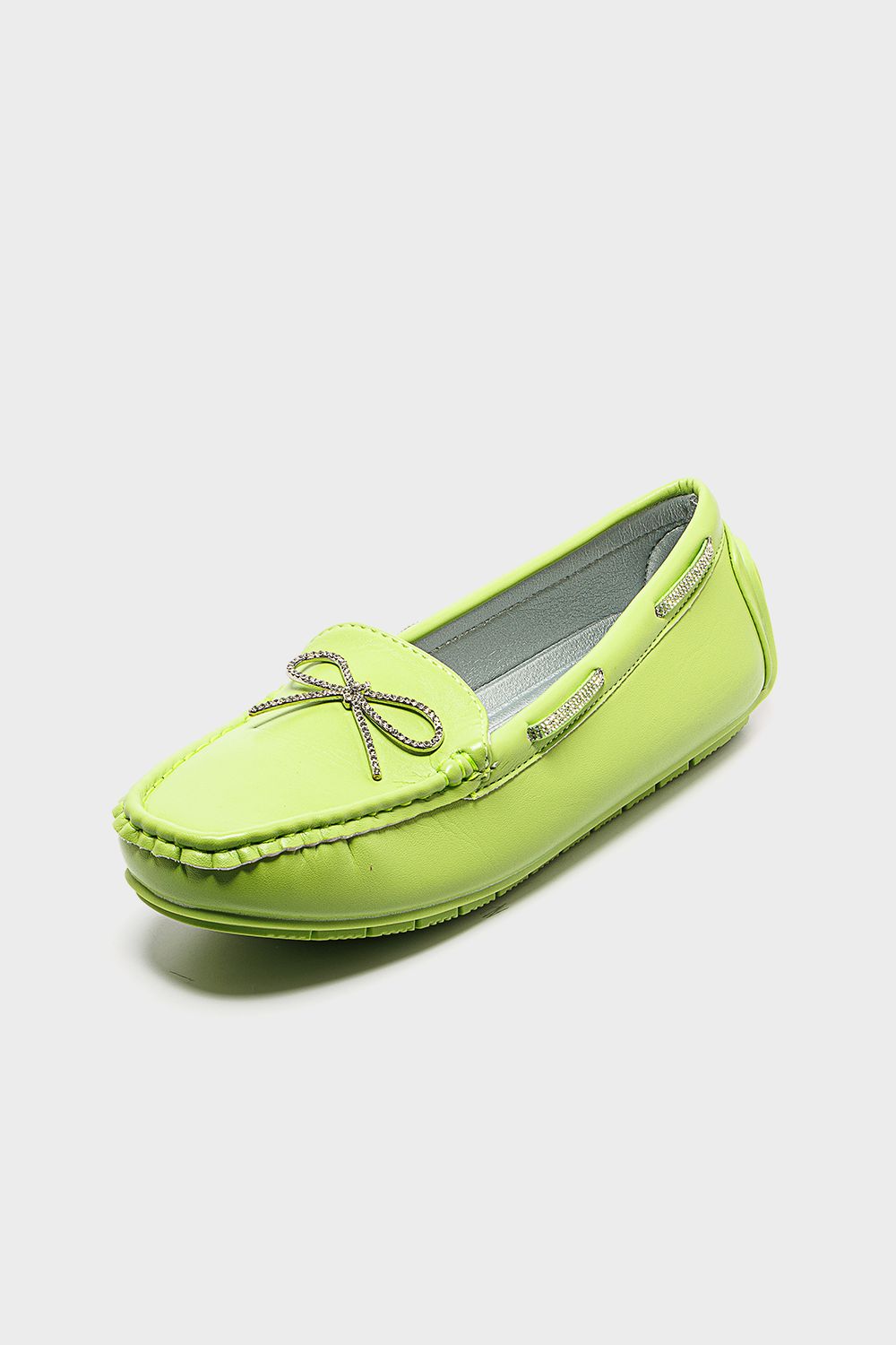 Shoeroom Front Bow Comfy Flat Shoes