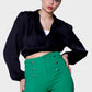 Miss Venus Fashionable Cropped Blouse