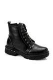 Xo Style Studs Combat Half Boot