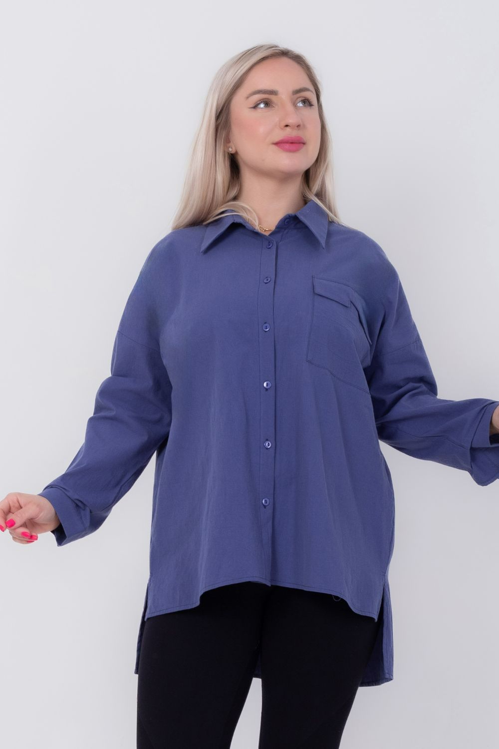 Miss Venus High Low Basic Shirt