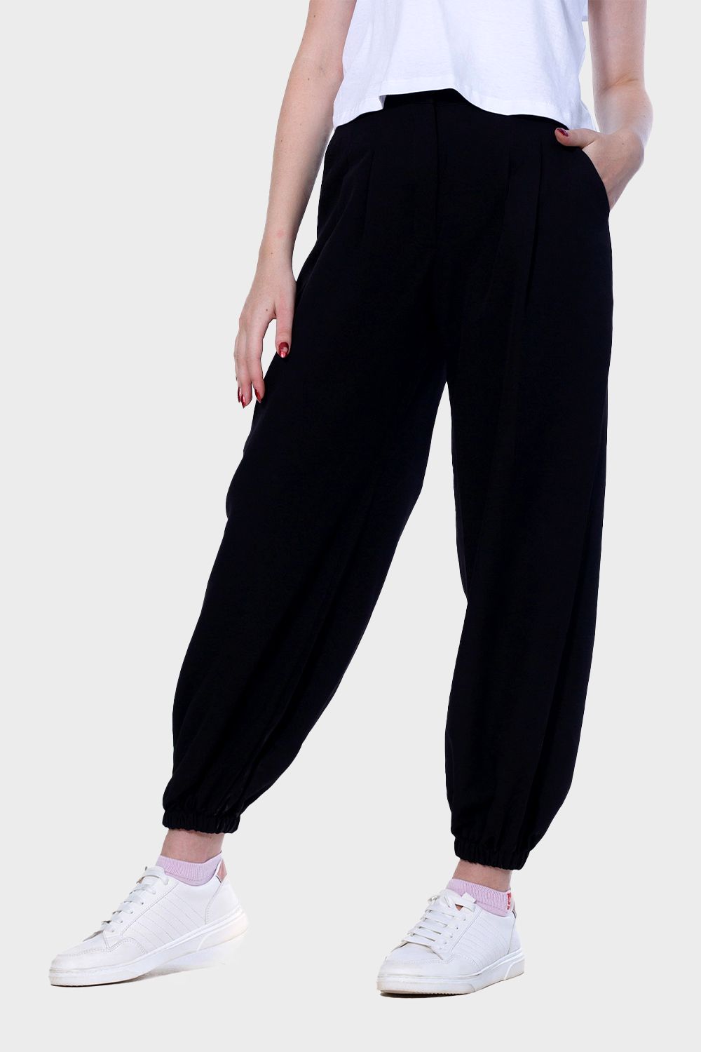 Miss Venus Slouchy Pants with Side Pockets