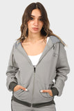 Shechick Bi-Tone Zip-up Hoodie