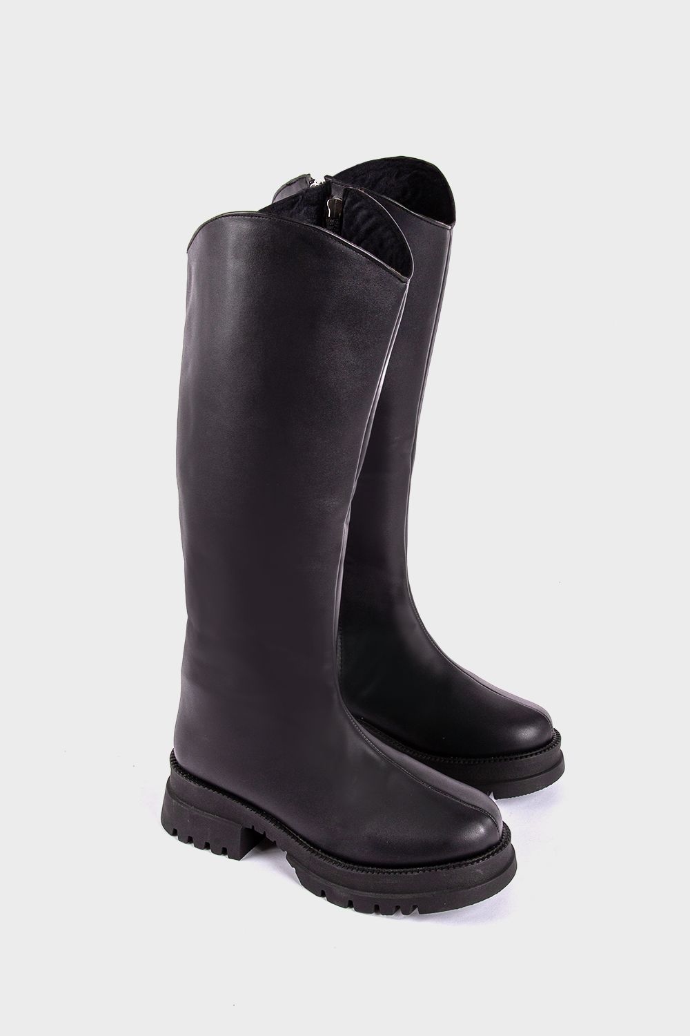 Okoye Black Plain Boot