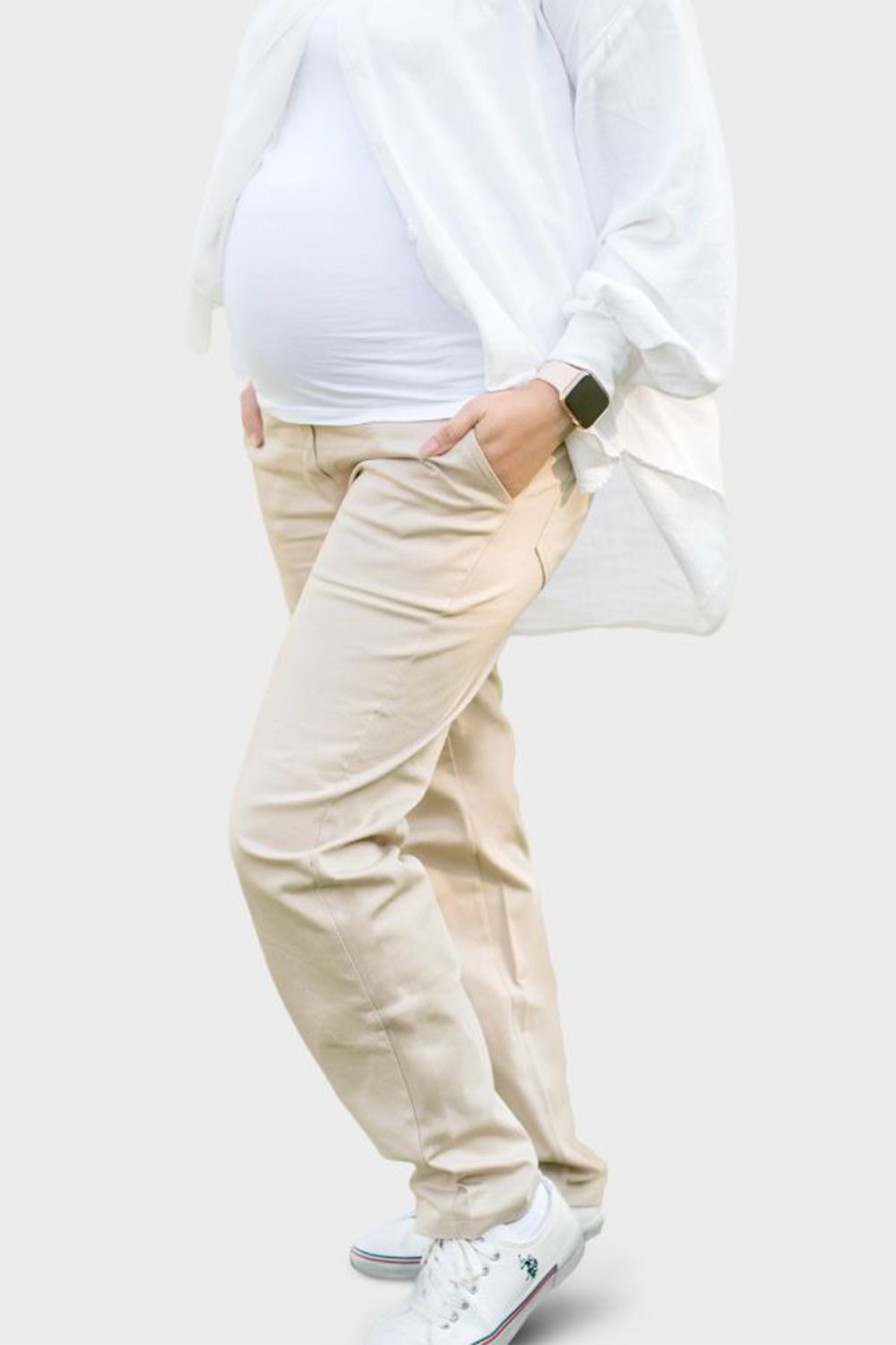 Hesper High Waist Maternity Straight Pants