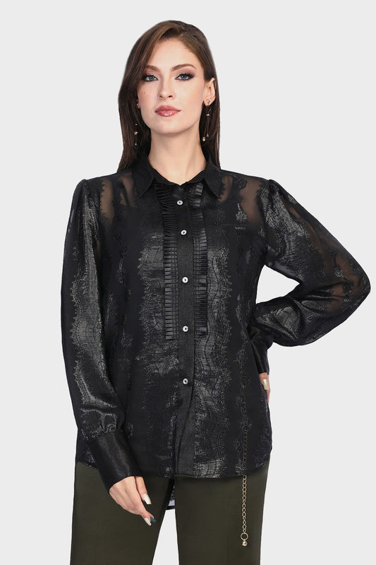 Smoky Crystal Patterned Shirt