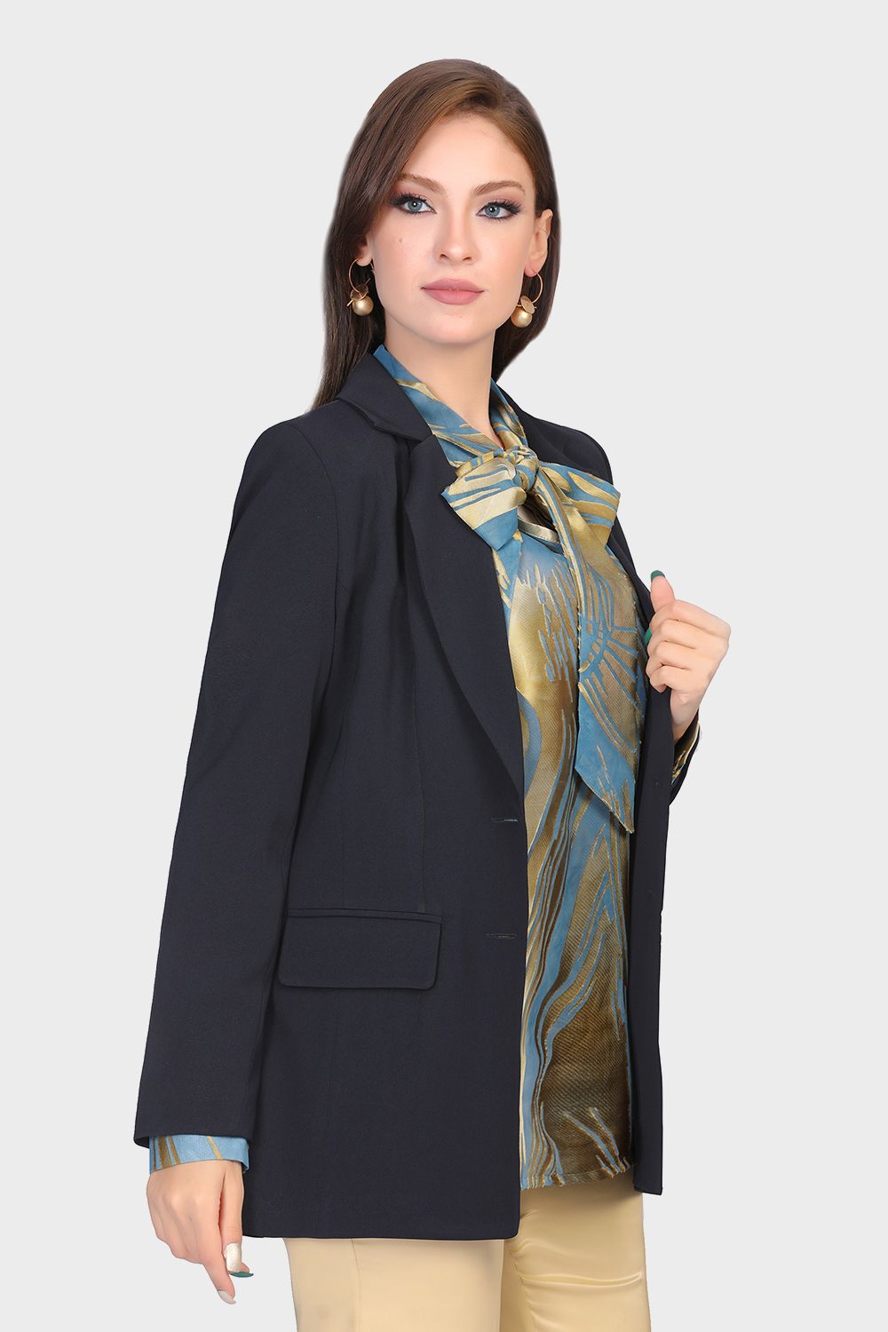 Smoky Classic Blazer with Lining