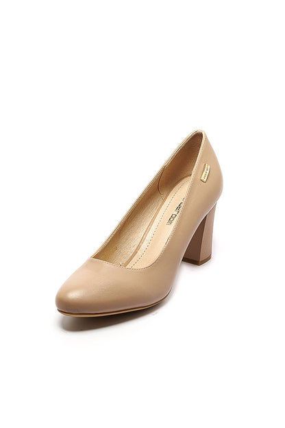 Classic Plain High Heels Rose Gold