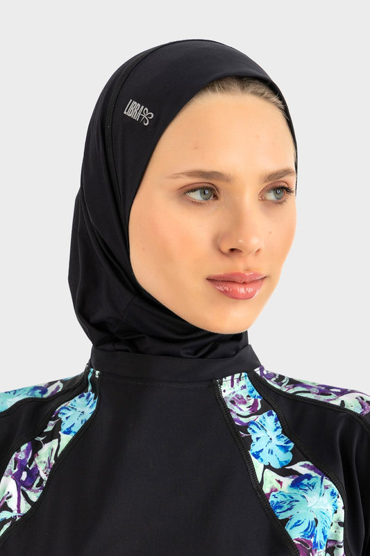 Black Ultra-Fit Swim Hijab