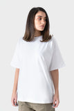 Okoye White Crew Neck Oversized T-Shirt