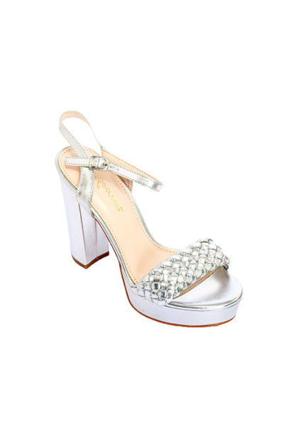 Braid High Heeled Sandals