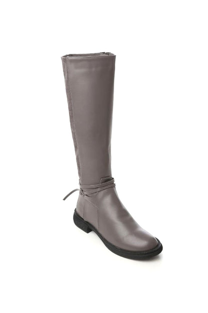 Leather Knee High Boot