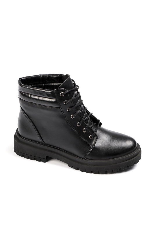 Xo Style Combat Ankle Boot