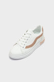 Shoeroom Leather Sneakers with Glitter Side