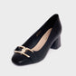 Shoeroom Golden Buckle Heels Shoes