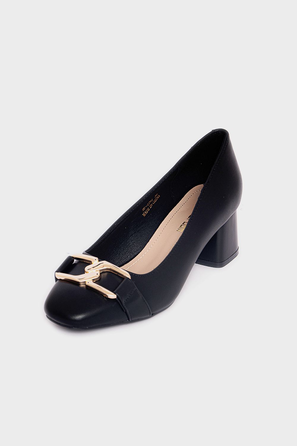 Shoeroom Golden Buckle Heels Shoes