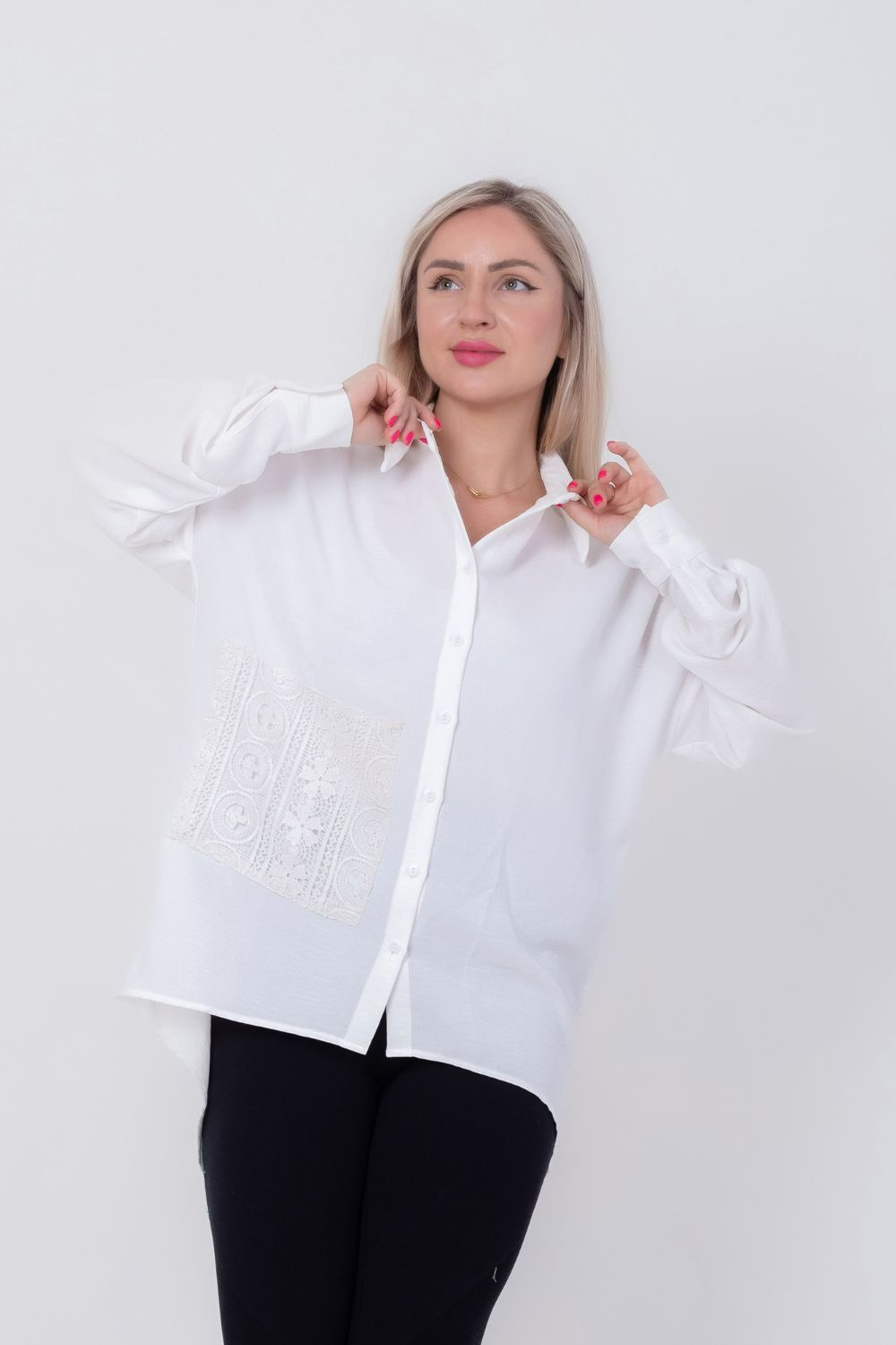 Miss Venus Mesh Pocket Shirt