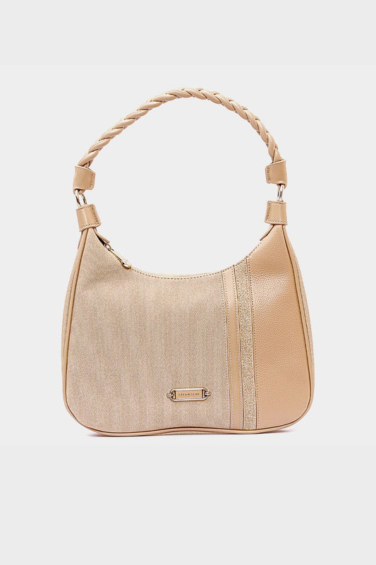 شنطة يد بذراع على شكل ضفيرة