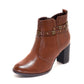 Shoeroom Side Zip-up Half Boot