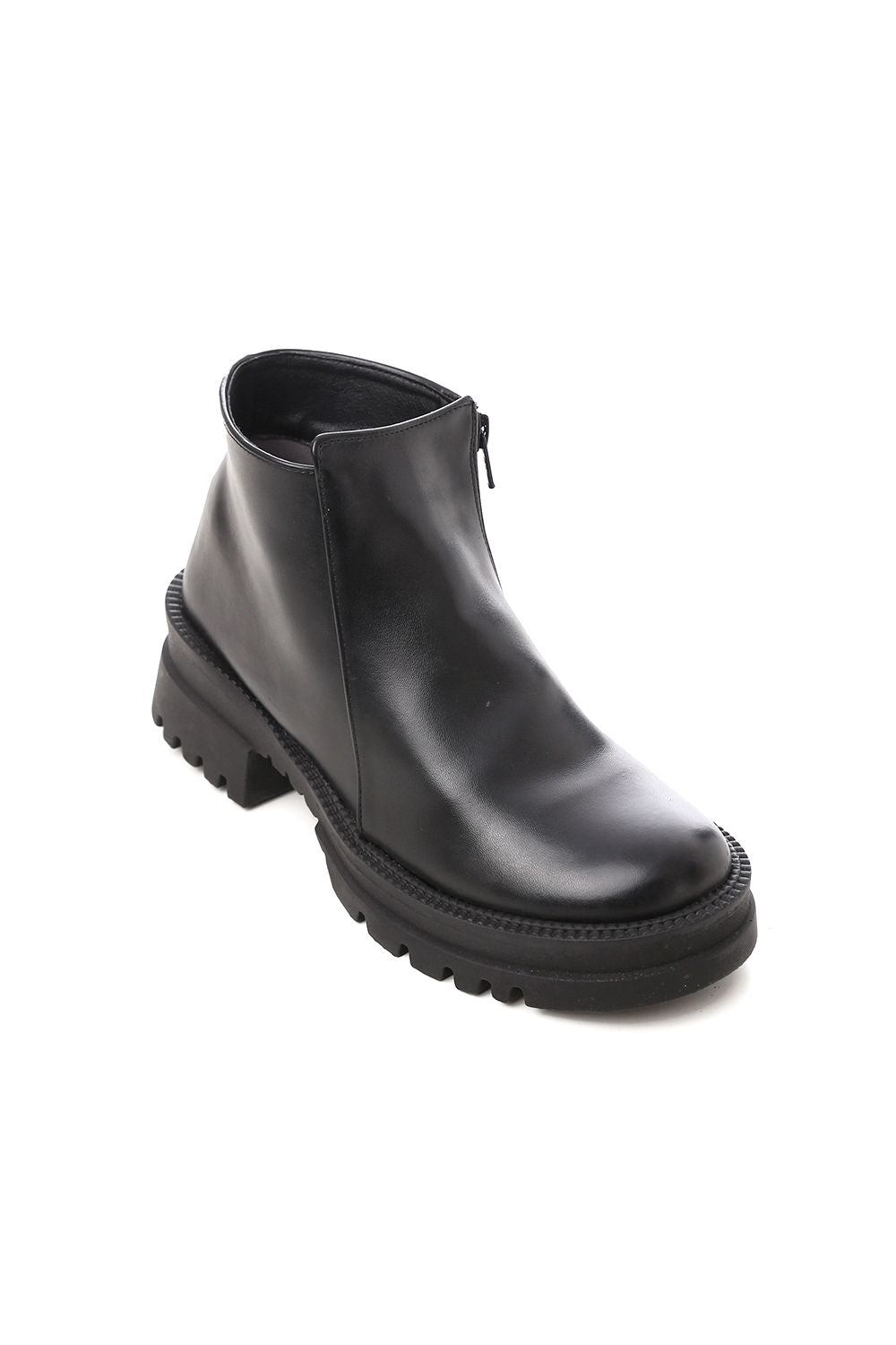 Mr.Joe Side Zipper Ankle Boots