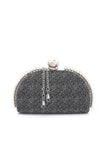 Mr.Joe Stylish Decorative Pearls Clutch