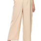 Mr.Joe Wide Leg Pants with Buckle Belt