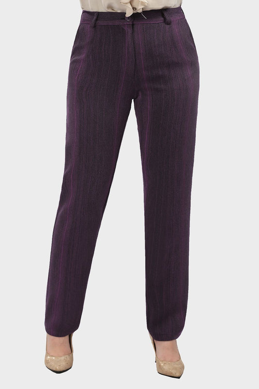 Smoky Striped Straight Leg Pants