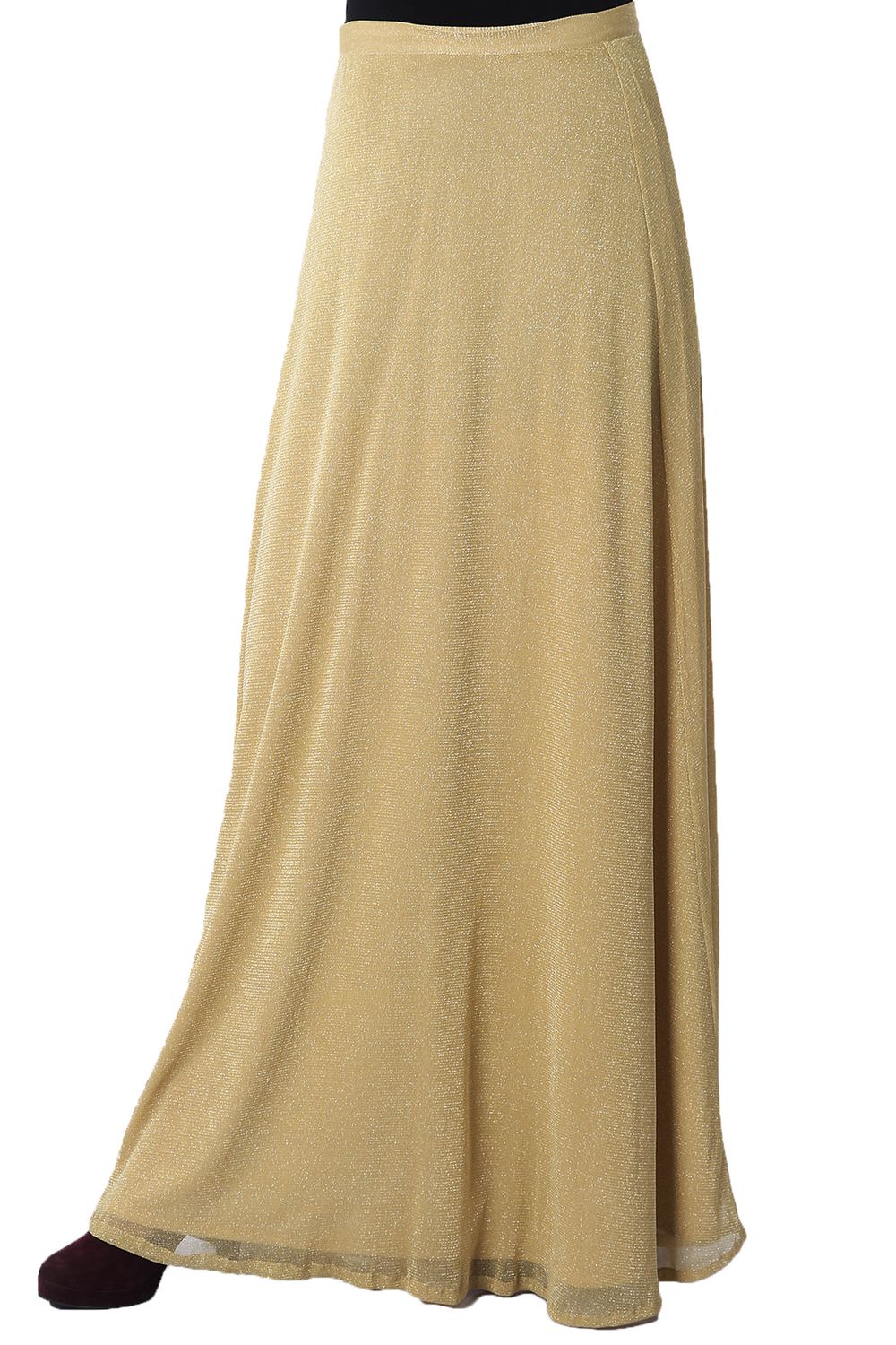 Smoky Crystal Tulle Maxi Skirt