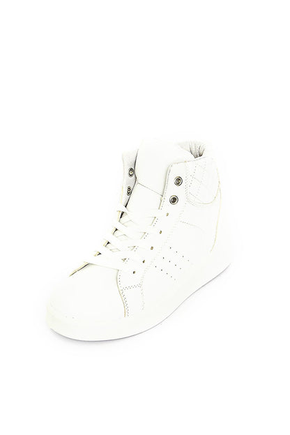 Durable Leather Ankle Sneakers
