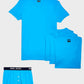 Hero Basic Set Of 4 V-Neck Under T-Shirt With Boxer